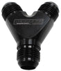 Aeroflow Billet Y-Block (AF930-12-12BLK) AF930-12-12BLK