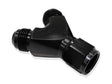 Aeroflow Billet Y-Block with Female Flare (AF931-10-08BLK) AF931-10-08BLK