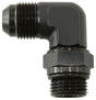 Aeroflow 90° ORB Swivel to Male Flare Adapter -10AN to -10AN (AF949-10BLK) AF949-10BLK
