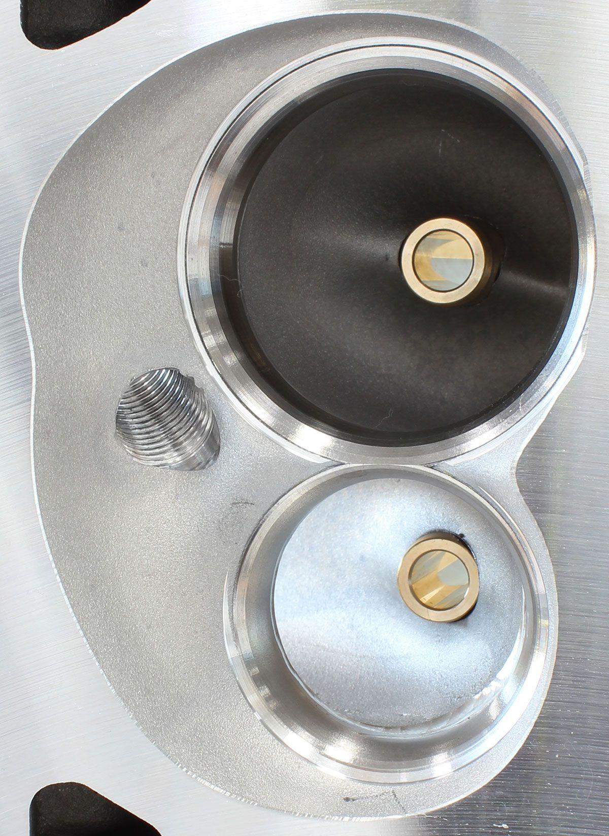 Aeroflow Bare Small Block Ford Windsor 289-351 185cc Aluminium Cylinder Heads with 63cc Chamber (Pair) (AF95-0347)