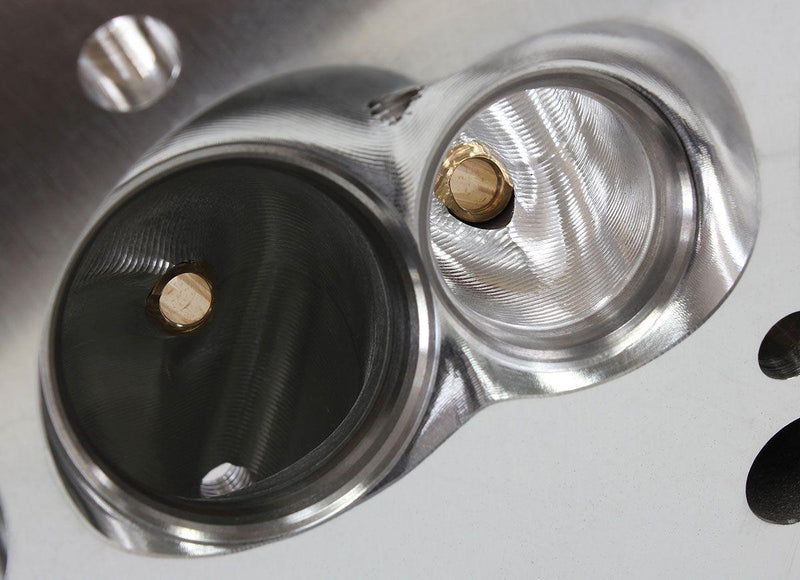 Aeroflow Bare Small Block Chev 327-350-400 213cc CNC Ported Aluminium Cylinder Heads with 68cc Chamber (Pair) (AF95-0401)