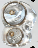 Aeroflow Bare GM LS3 6 Bolt 276cc CNC Ported Aluminium Cylinder Heads with 70cc Chamber (Pair) (AF95-0416)