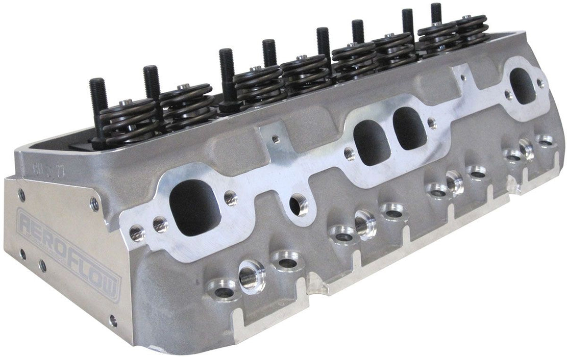 Aeroflow Complete Small Block Chev 327-350-400 204cc Aluminium Cylinder Heads with 67cc Chamber (Pair) (AF95-2350)