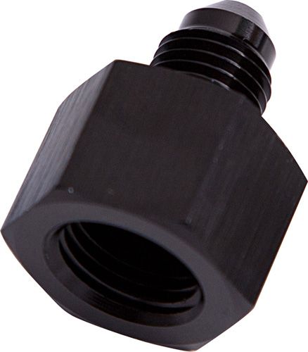 Aeroflow AN Flare Reducer Female/Male -12AN to -8AN (AF950-12-08BLK)