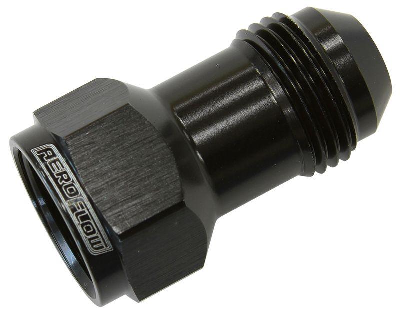 Aeroflow AN Female to Male Extension -6AN to -6AN (AF952-06BLK)