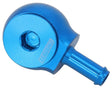 Aeroflow 90° Low Profile -10ORB to 5/16" Barb Blue Finish (AF959-05-10) AF959-05-10