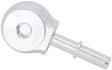 Aeroflow 90° Low Profile -8ORB to EFI Push On 3/8" Barb Silver Finish (AF969-06-08S) AF969-06-08S