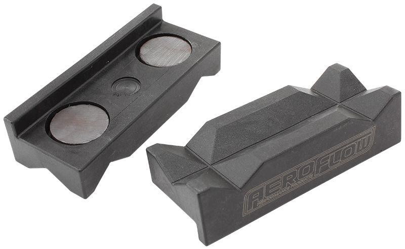 Aeroflow Nylon Magnetic Vice Jaws - Black (AF98-2002) AF98-2002