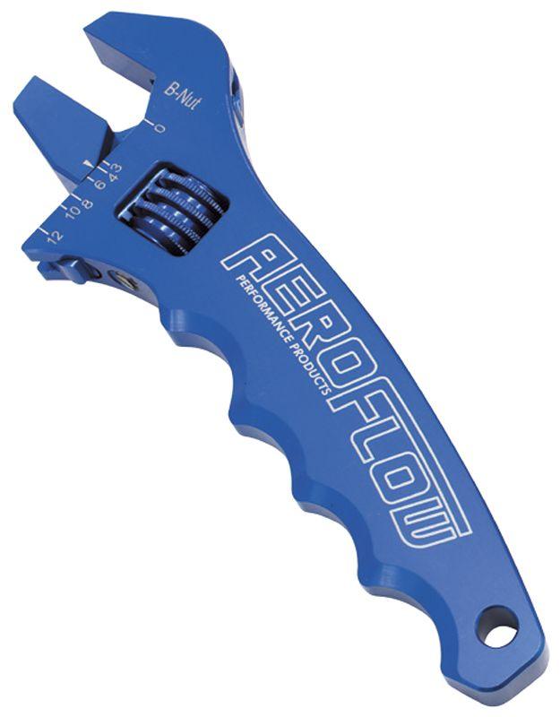 Aeroflow Aluminium Adjustable Grip Spanner - Blue (AF98-2003) AF98-2003