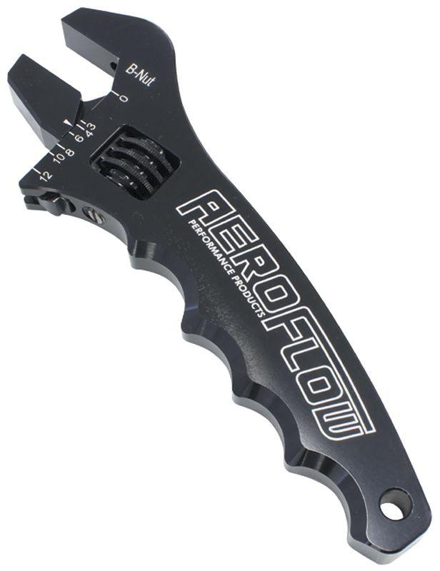 Aeroflow Aluminium Adjustable Grip Spanner - Black (AF98-2003BLK) AF98-2003BLK