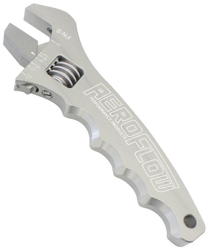 Aeroflow Aluminium Adjustable Grip Spanner - Silver (AF98-2003S) AF98-2003S