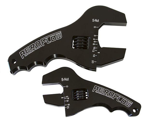 Aeroflow Adjustable Grip AN Wrench Kit (AF98-2039BLK)