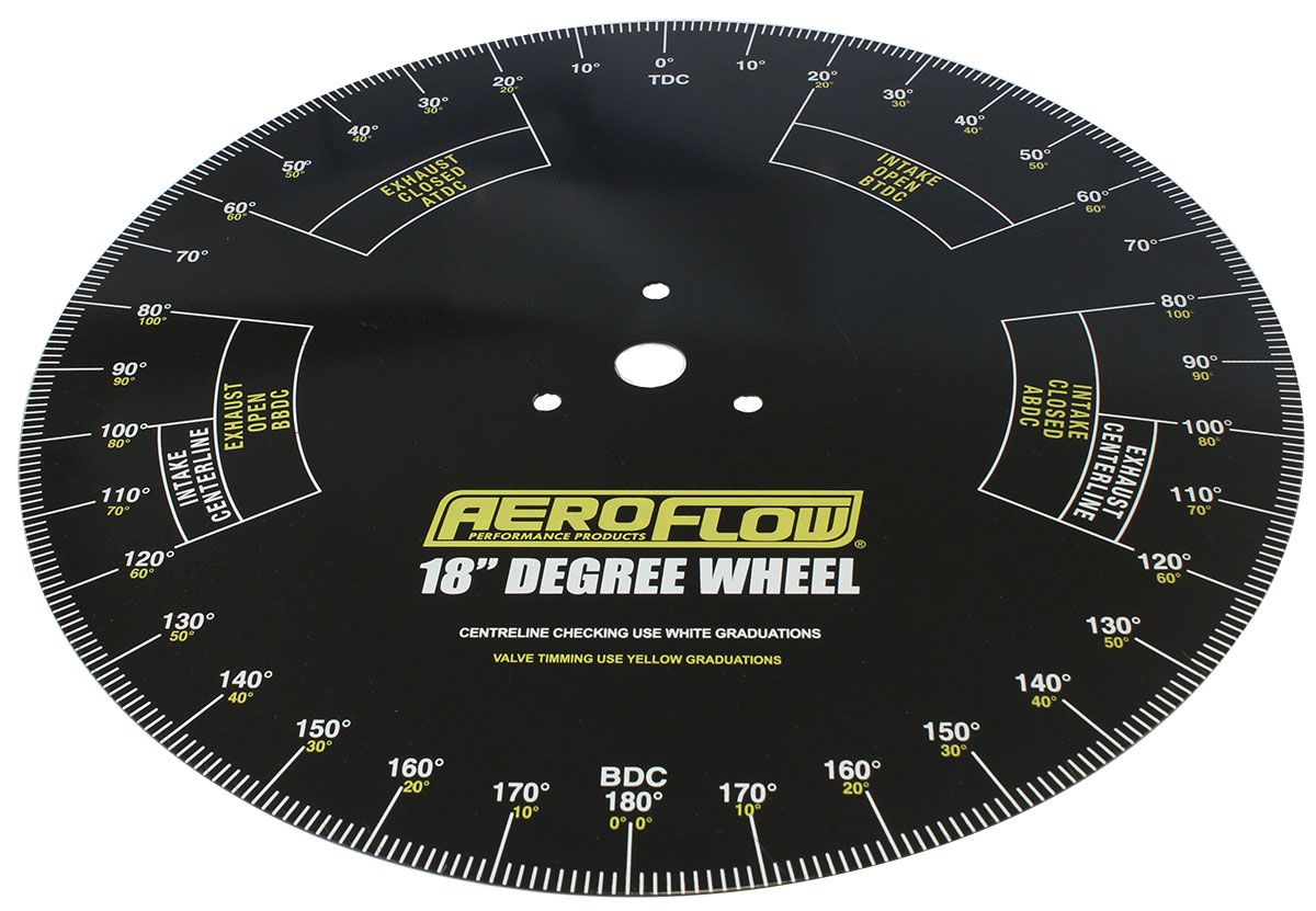 Aeroflow Pro Camshaft Degree Wheel 18