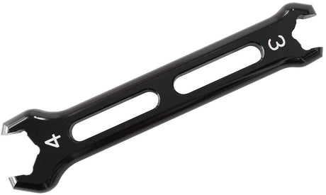 Aeroflow Aluminium AN Double Ended Pro Wrench -3AN & -4AN (AF98-2244-1-4-3) AF98-2244-1-4-3