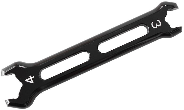 Aeroflow Aluminium AN Double Ended Pro Wrench -3AN & -4AN (AF98-2244-1-4-3) AF98-2244-1-4-3