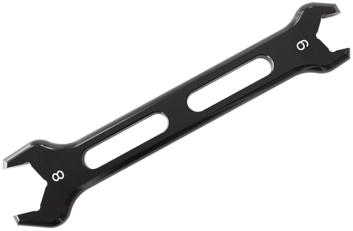 Aeroflow Aluminium AN Double Ended Pro Wrench -6AN & -8AN (AF98-2244-1-8-6) AF98-2244-1-8-6