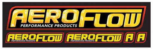 Aeroflow Aeroflow Sticker Sheet - Automotive - Fast Lane Spares