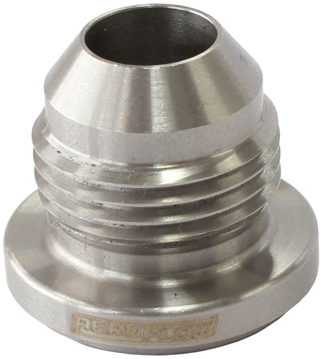 Aeroflow Stainless Steel Weld-On Male AN Fitting -4AN (AF999-04SS)