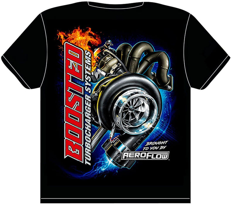 Aeroflow Aeroflow Boosted Black XXX-Large T-Shirt (AFBOOSTED-3XL)