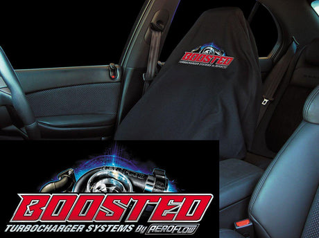 Aeroflow Boosted Throw Seat Cover - Black (AFBOOSTED-THROW) AFBOOSTED-THROW
