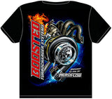 Aeroflow Aeroflow Boosted Black X-Large T-Shirt (AFBOOSTED-XL) AFBOOSTED-XL