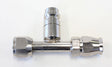 Aeroflow A/C Straight Fitting #6 with Charge Port (AFFCE-06B) AFFCE-06B