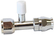 Aeroflow A/C Straight Fitting #8 with Charge Port (AFFCE-08B) AFFCE-08B