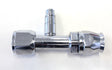 Aeroflow A/C Straight Fitting #10 with Charge Port (AFFCE-10B) AFFCE-10B