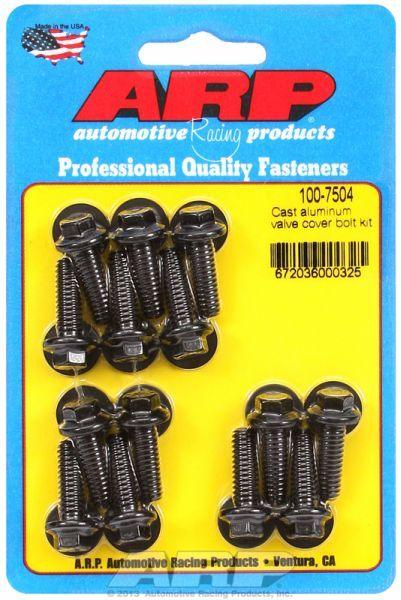 ARP Valve Cover Bolt Kit, Hex Head Black Oxide (AR100-7504) AR100-7504
