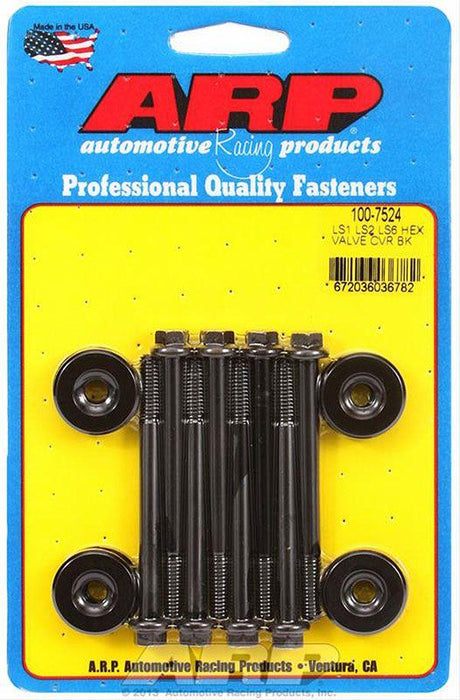 ARP Valve Cover Bolt Kit, Hex Black Oxide (AR100-7524)