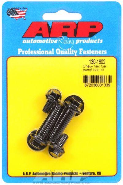 ARP Fuel Pump Bolt Kit, Hex Head Black Oxide (AR130-1602) AR130-1602
