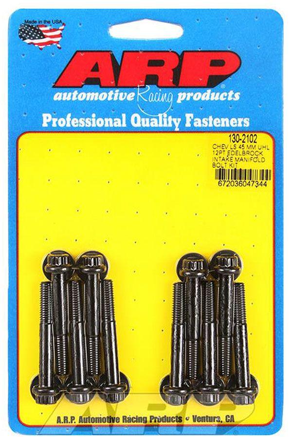 ARP Intake Manifold Bolt Kit, 12-Point Black Oxide (AR130-2102) AR130-2102