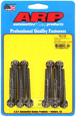 ARP Intake Manifold Bolt Kit, 12-Point Black Oxide (AR130-2103) AR130-2103