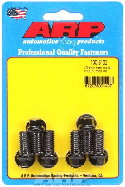 ARP Motor Mount Bolt Kit, Hex Head Black Oxide (AR130-3102) AR130-3102