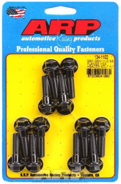 ARP Exhaust Header Bolt Kit, Hex Head Black Oxide (AR134-1102) AR134-1102