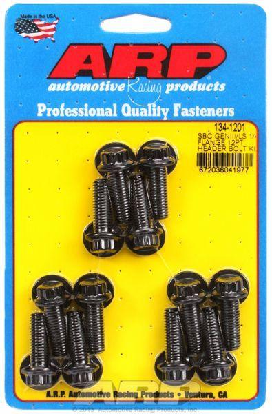 ARP Exhaust Header Bolt Kit, 12-Point Black Oxide (AR134-1201) AR134-1201