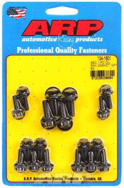 ARP Oil Pan Bolt Kit, 12-Point Black Oxide (AR134-1801) AR134-1801