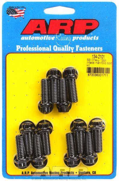 ARP Intake Manifold Bolt Kit, 12-Point Black Oxide (AR134-2101) AR134-2101