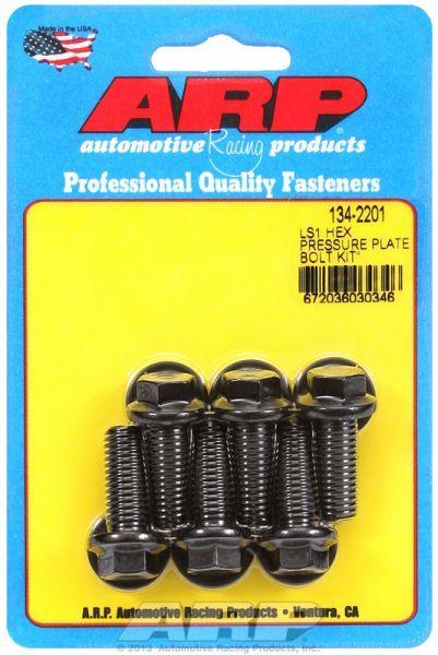 ARP Pressure Plate Bolt Kit, Hex Head Black Oxide (AR134-2201) AR134-2201