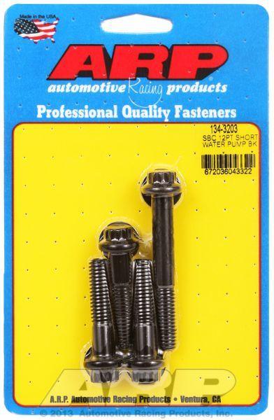 ARP Water Pump Bolt Kit, 12-Point Head Black Oxide (AR134-3203) AR134-3203