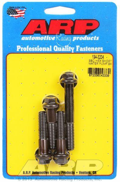 ARP Water Pump Bolt Kit, Hex Head Black Oxide (AR134-3204) AR134-3204