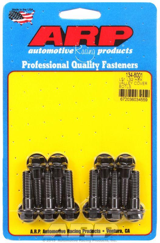 ARP Intake Valley Cover Bolt Kit, Hex Head Black Oxide (AR134-8001) AR134-8001