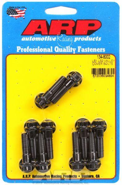 ARP Intake Valley Cover Bolt Kit, 12-Point Head Black Oxide (AR134-8002) AR134-8002