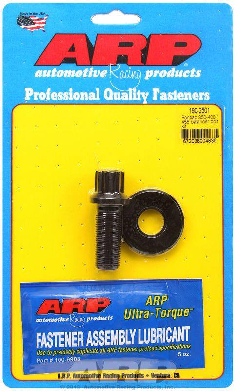 ARP Harmonic Balancer Bolt, 12-Point Black Oxide (AR190-2501) AR190-2501