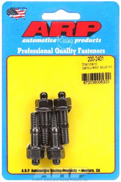 ARP Carburettor Stud Kit, Hex Nut Black Oxide (AR200-2401) AR200-2401