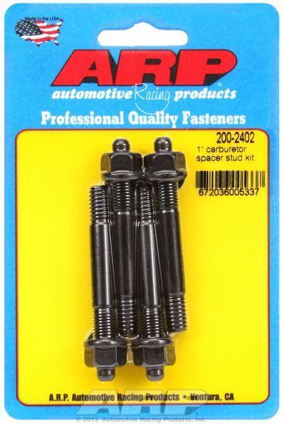 ARP Carburettor Stud Kit, Hex Nut Black Oxide (AR200-2402) AR200-2402