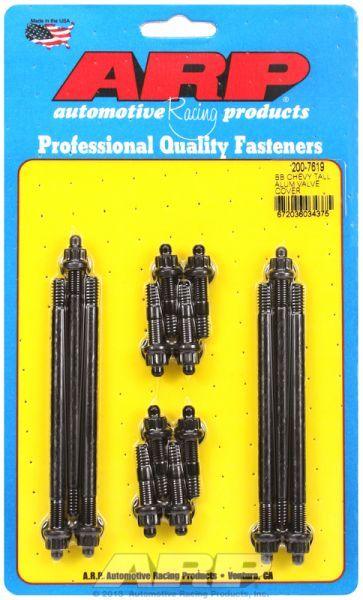 ARP Valve Cover Stud Kit, 12-Point Nut Black Oxide (AR200-7619) AR200-7619