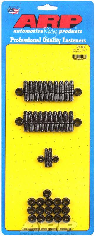 ARP Oil Pan Stud Kit, 12-Point Nut Black Oxide (AR235-1902) AR235-1902