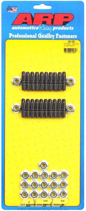 ARP Oil Pan Stud Kit, Hex Head Black Oxide (AR245-1901) AR245-1901