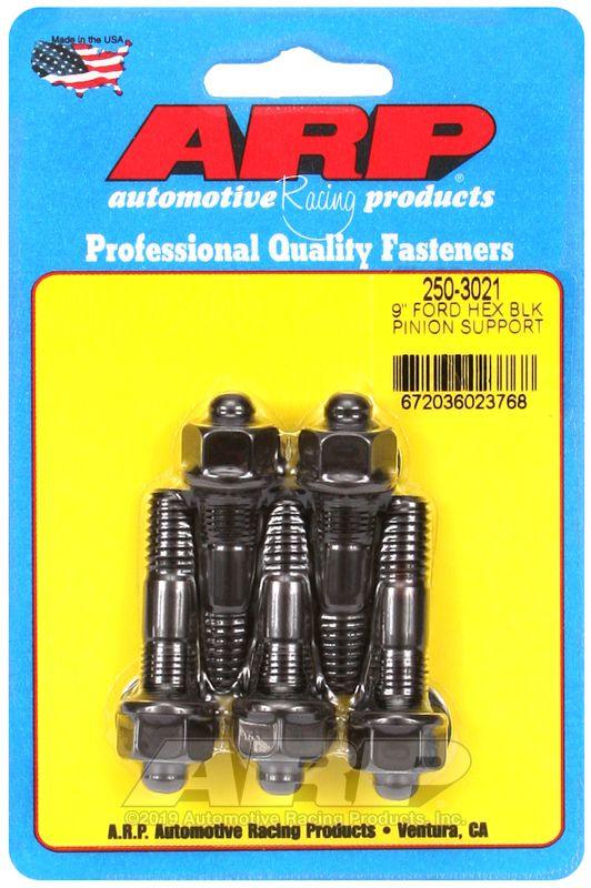 ARP Pinion Support Stud Kit, Hex Nut Black Oxide (AR250-3021) AR250-3021